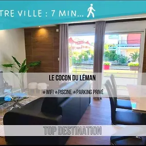 Le Cocon Du Léman 4 étoiles Netflix&mini-bar&parking Privé&balcon Viry (Haute-Savoie)